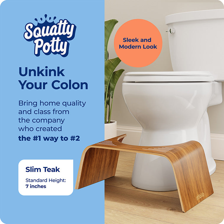 SLIM TEAK - Sqoatty Pottys