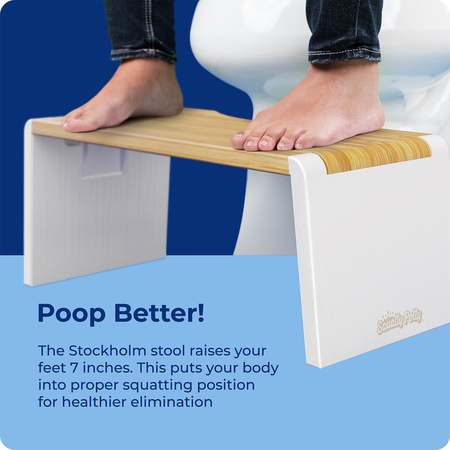 STOCKHOLM BAMBOO FOLDING - Sqoatty Pottys